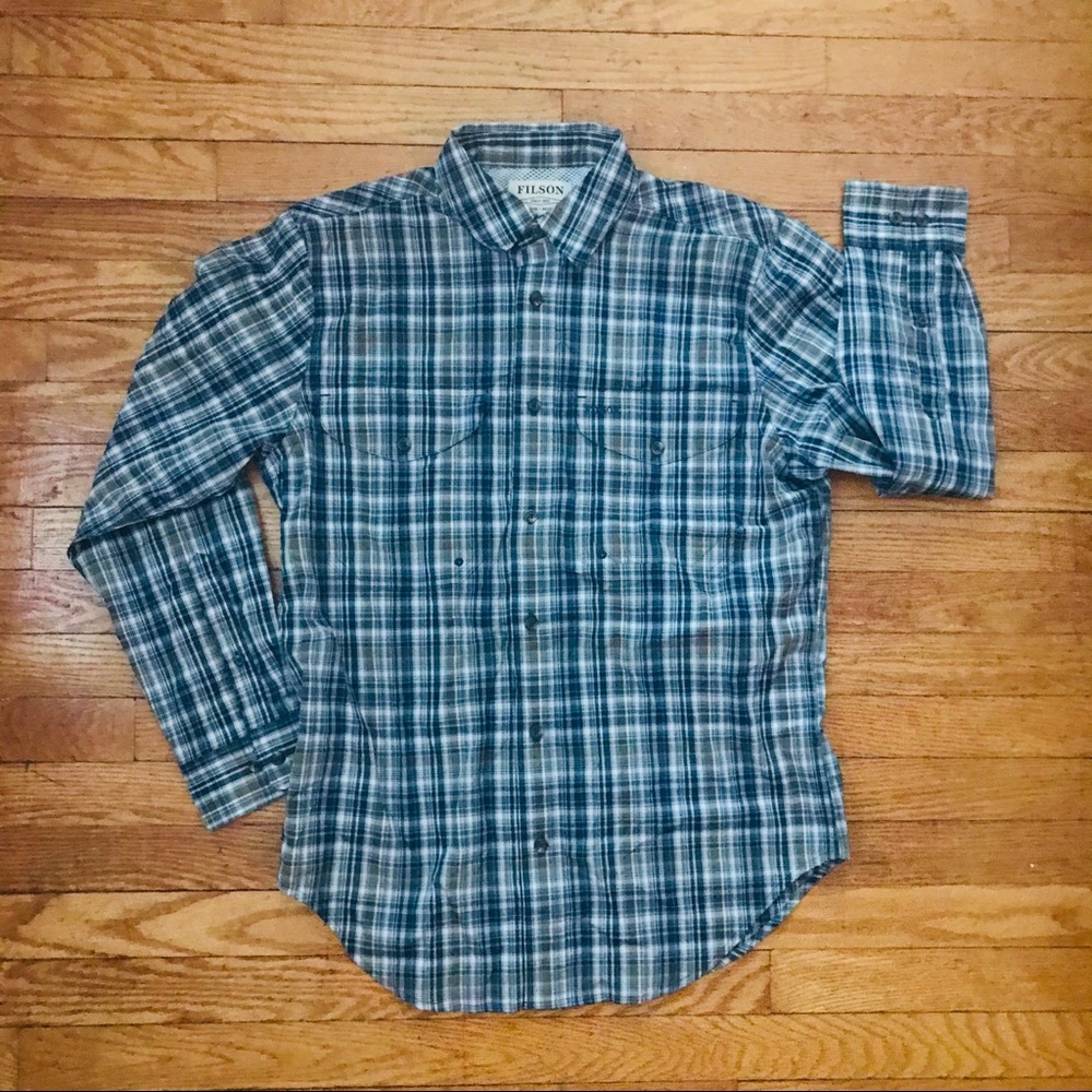 FILSON Long-Sleeve Premium Button-Up Pristine